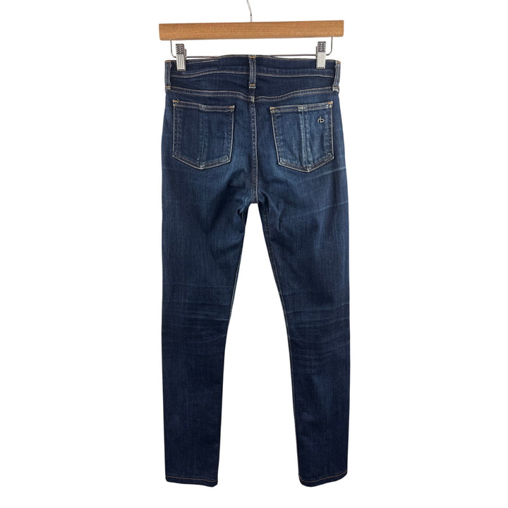 Women’s Rag & Bone Size 26 Dark Washed Blue High Waist Skinny Jeans