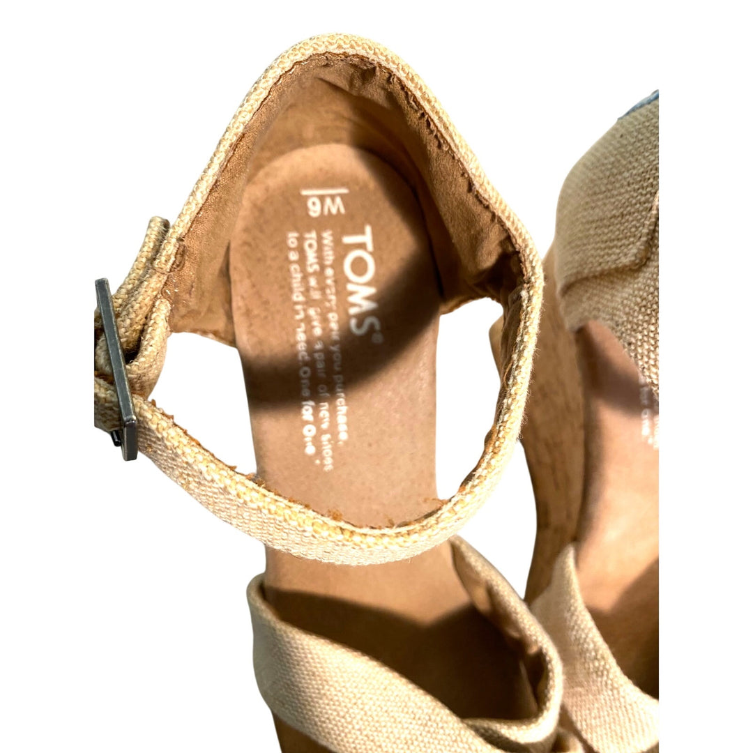 Tom's Womens Shoes Size 6 Wedge Sandals