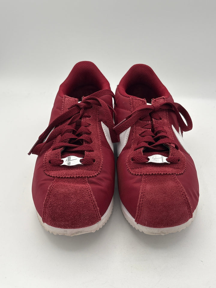 Womens Nike Cortez Maroon Nylon Suede Running Sneakers Size 8.5