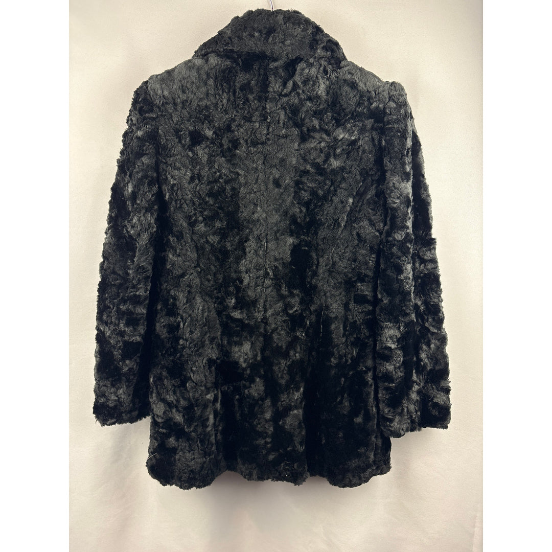 Women’s I.N.C Small Black Faux Fur Coat