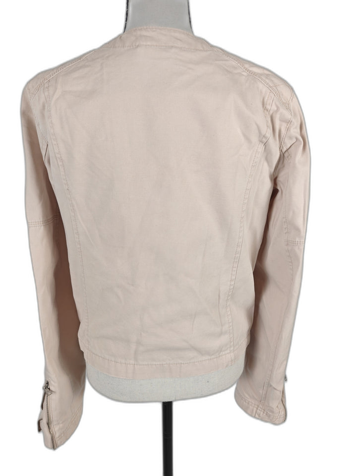 Womens Gap Moto Jacket Blush Pink Size 6