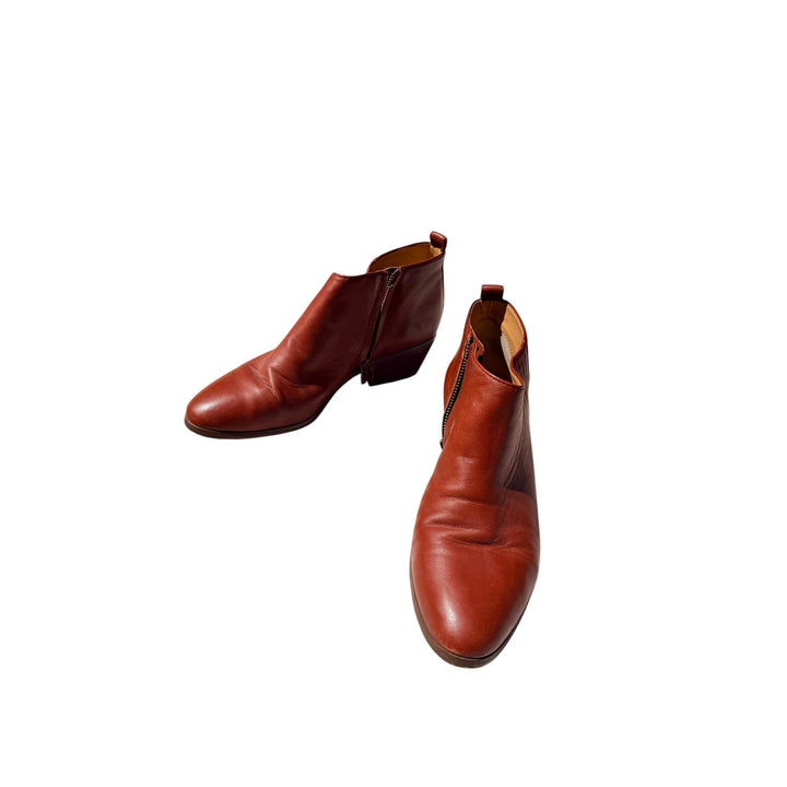 J.Crew Size 8.5 Sawyer Brown Leather Women&