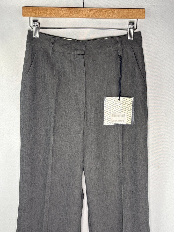 Womens Dunst Small Charcoal Gray Pleated Pants Lightweight Four Pocket