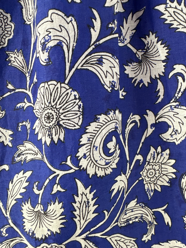 Women’s Destination 365 Large Royal Blue Paisley Maxi Skirt