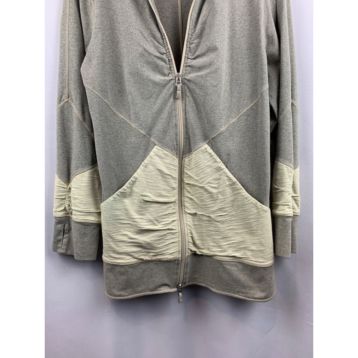 Women’s Neon Buddha Beige Zip-Up Jacket Size M
