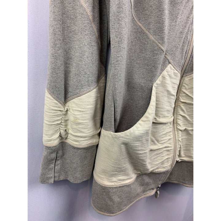 Women’s Neon Buddha Beige Zip-Up Jacket Size M