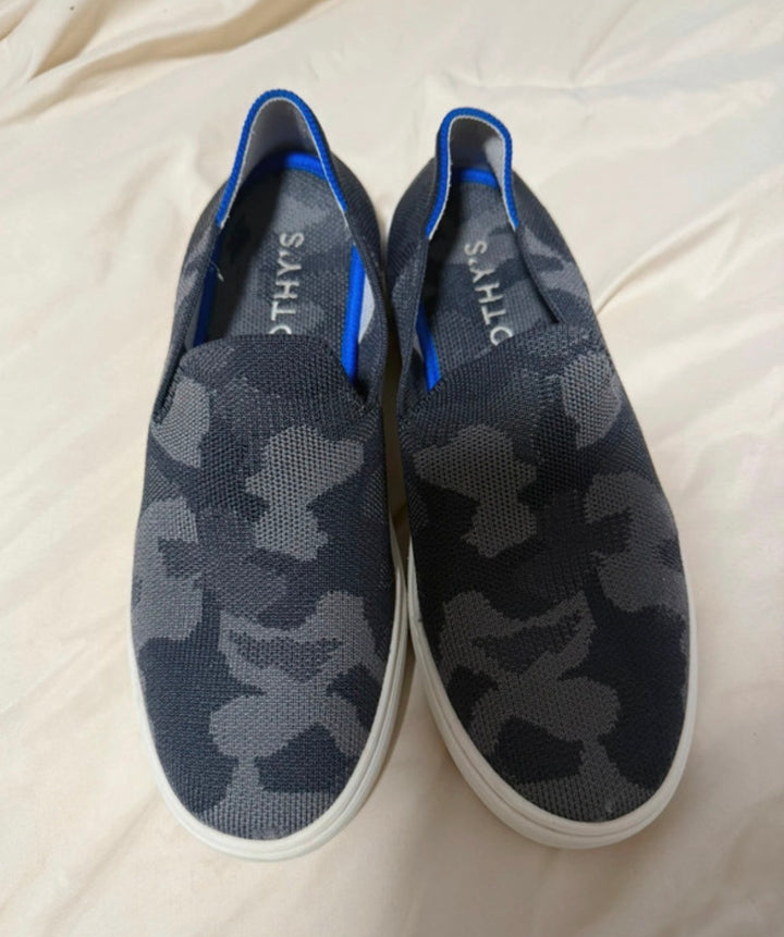 Rothy’s camo slip on sneakers