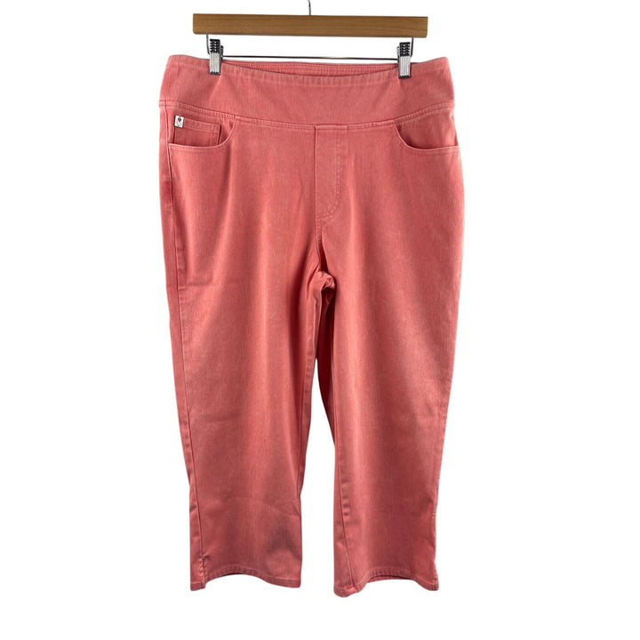 Women’s Belle by Kim Gravel Size 16T Salmon Capris