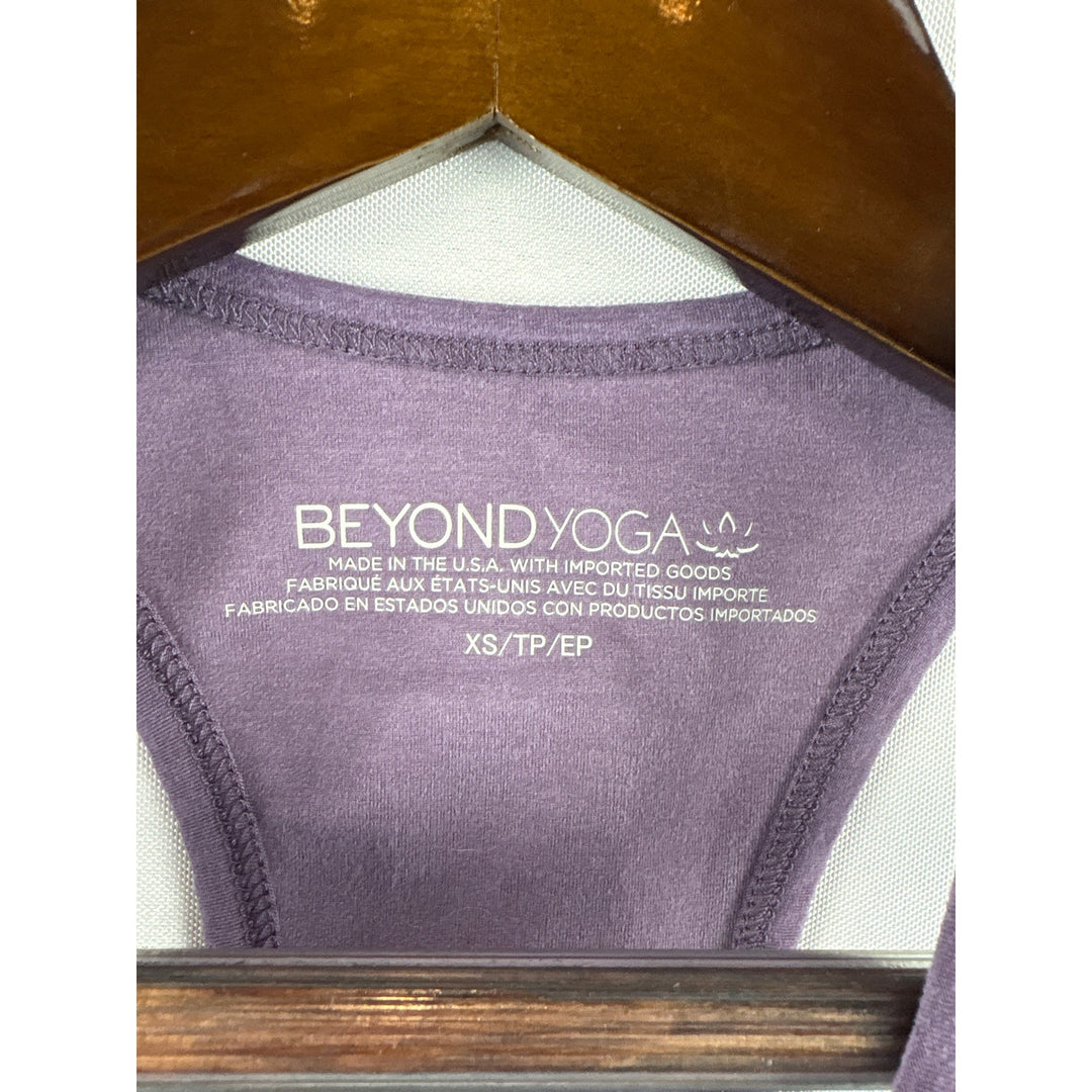 Women’s Beyond Yoga XS Purple Sports Bra