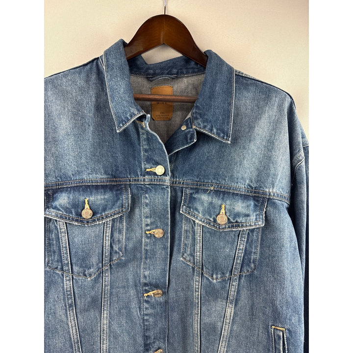 Women’s GAP XXL Medium Wash Blue Oversized Jean Jacket