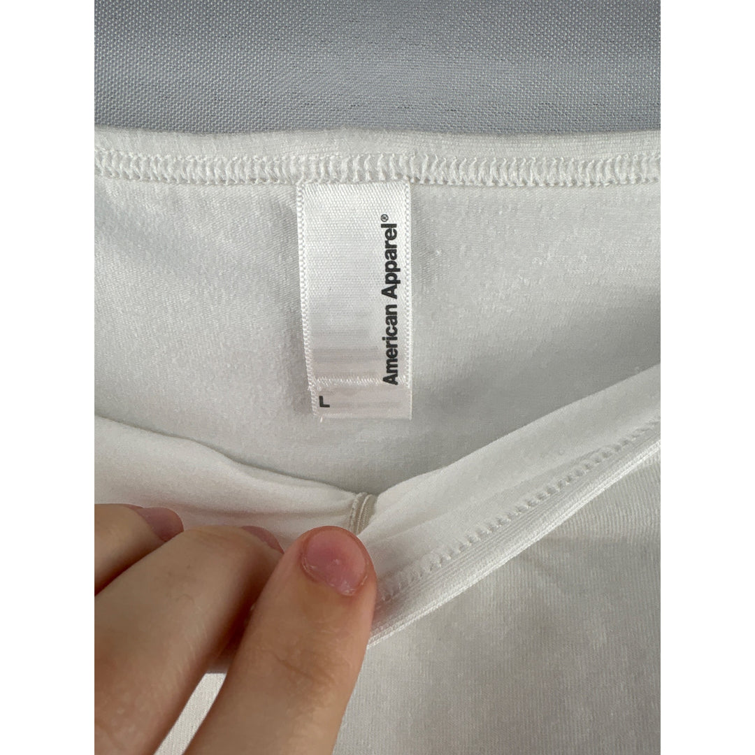 Women’s American Apparel Large White Sleeveless Bandage Dress
