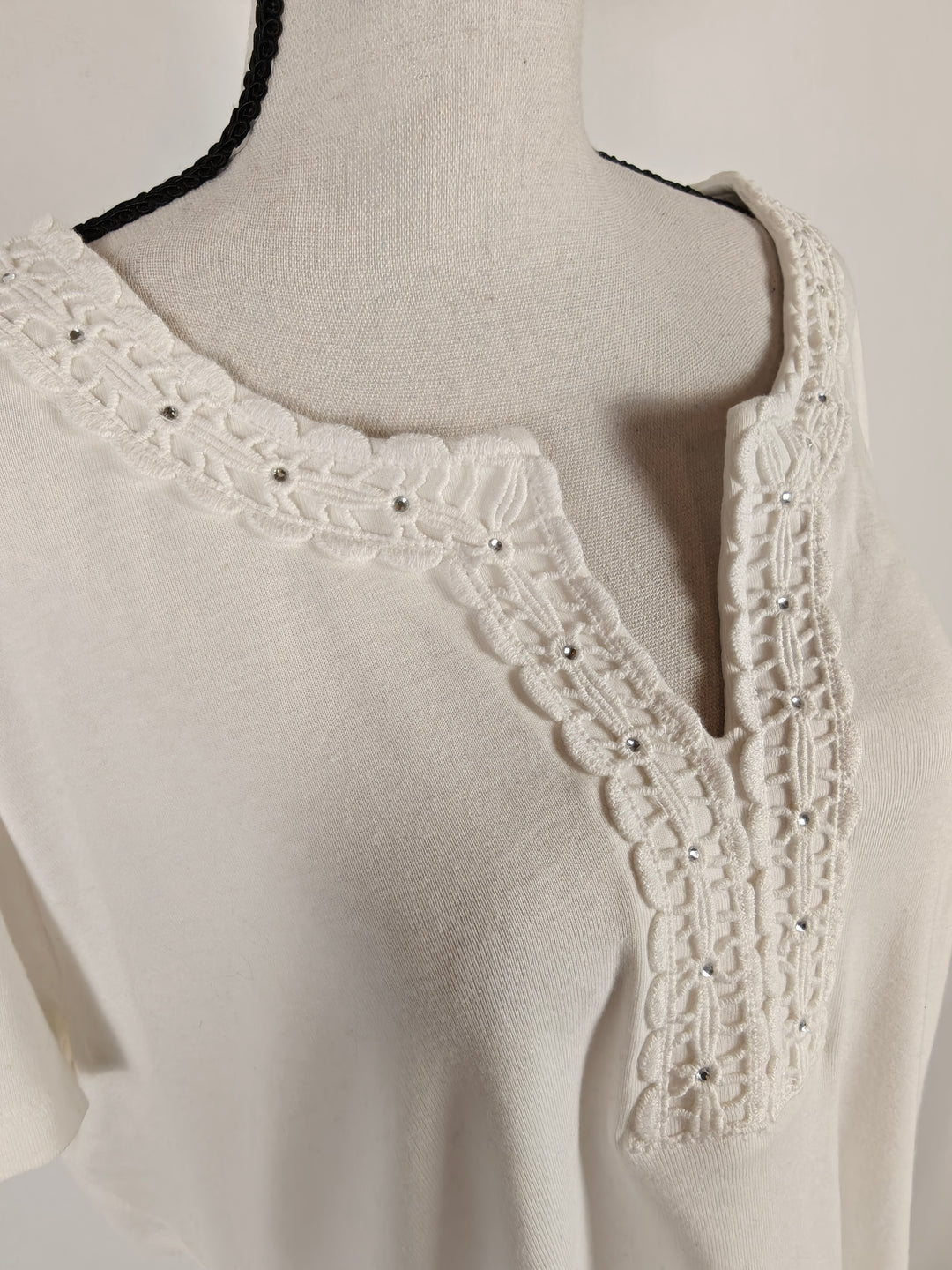 Women Karen Scott Top White XL