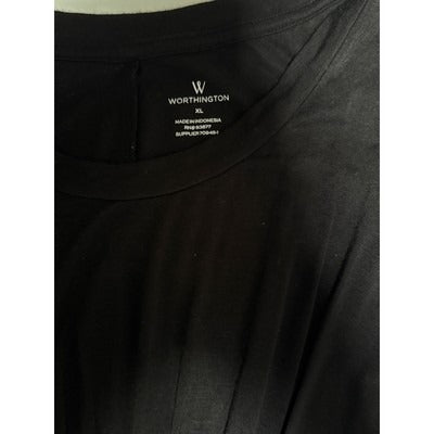 Women’s Worthington Black Wrap Dress Sz XL