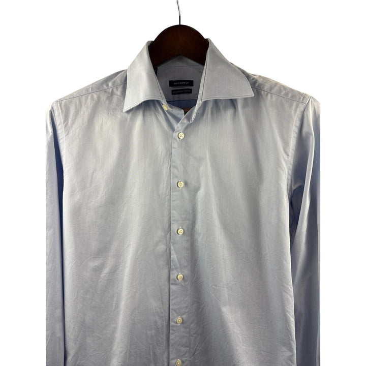 Men’s SuitSupply Size 38/15 Light Blue Button Up Shirt