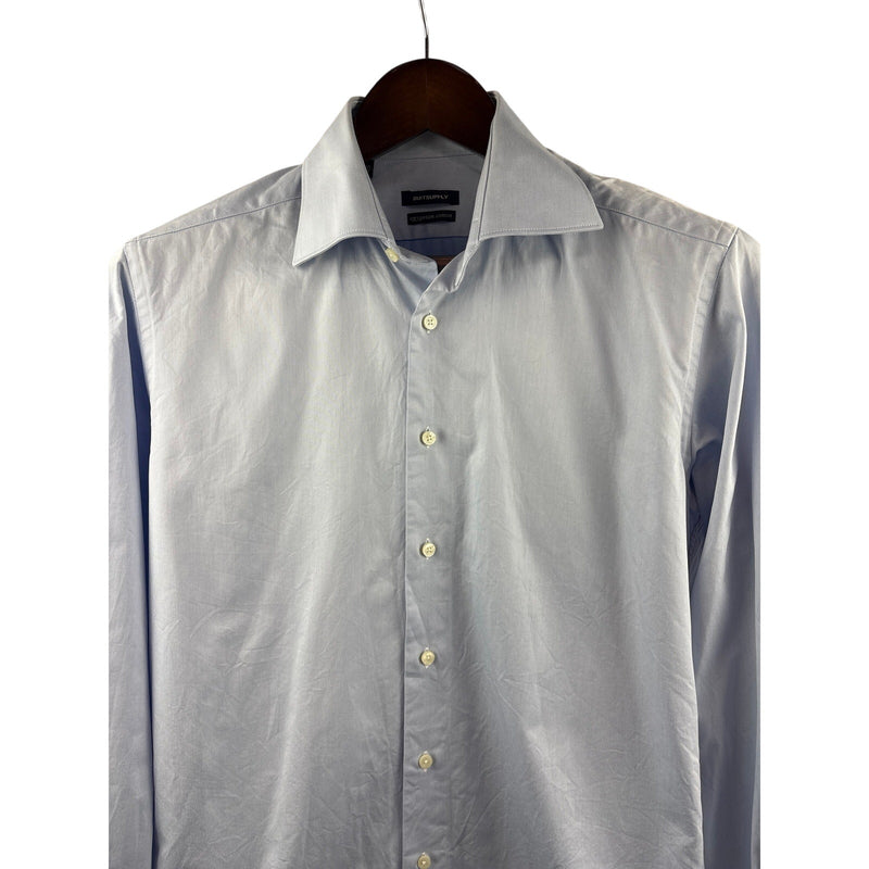 Men’s SuitSupply Size 38/15 Light Blue Button Up Shirt