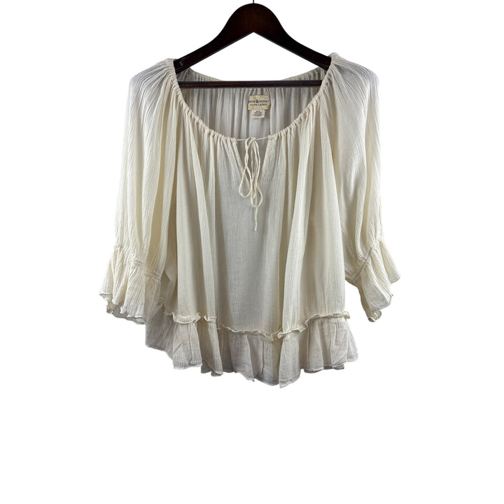 Women’s Denim & Supply Ralph Lauren XL Cream Flowy Blouse