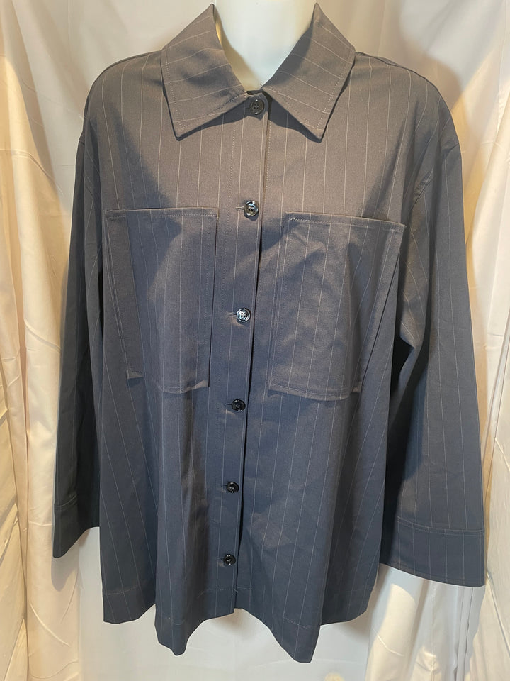 MNG Blouse w/ 2 Front Pockets - NWT - Size M