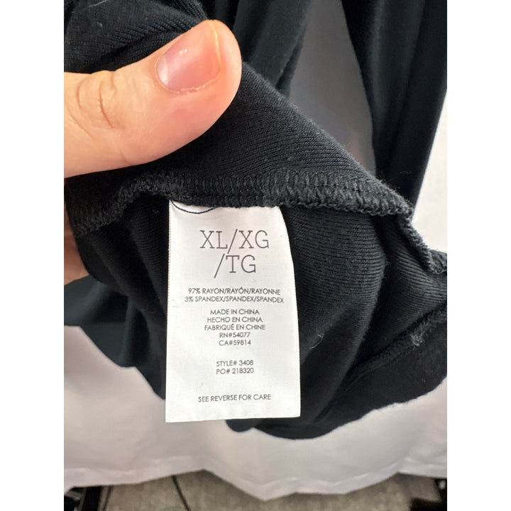 Women’s Cabi XL Black Long Sleeve Mock-Turtleneck