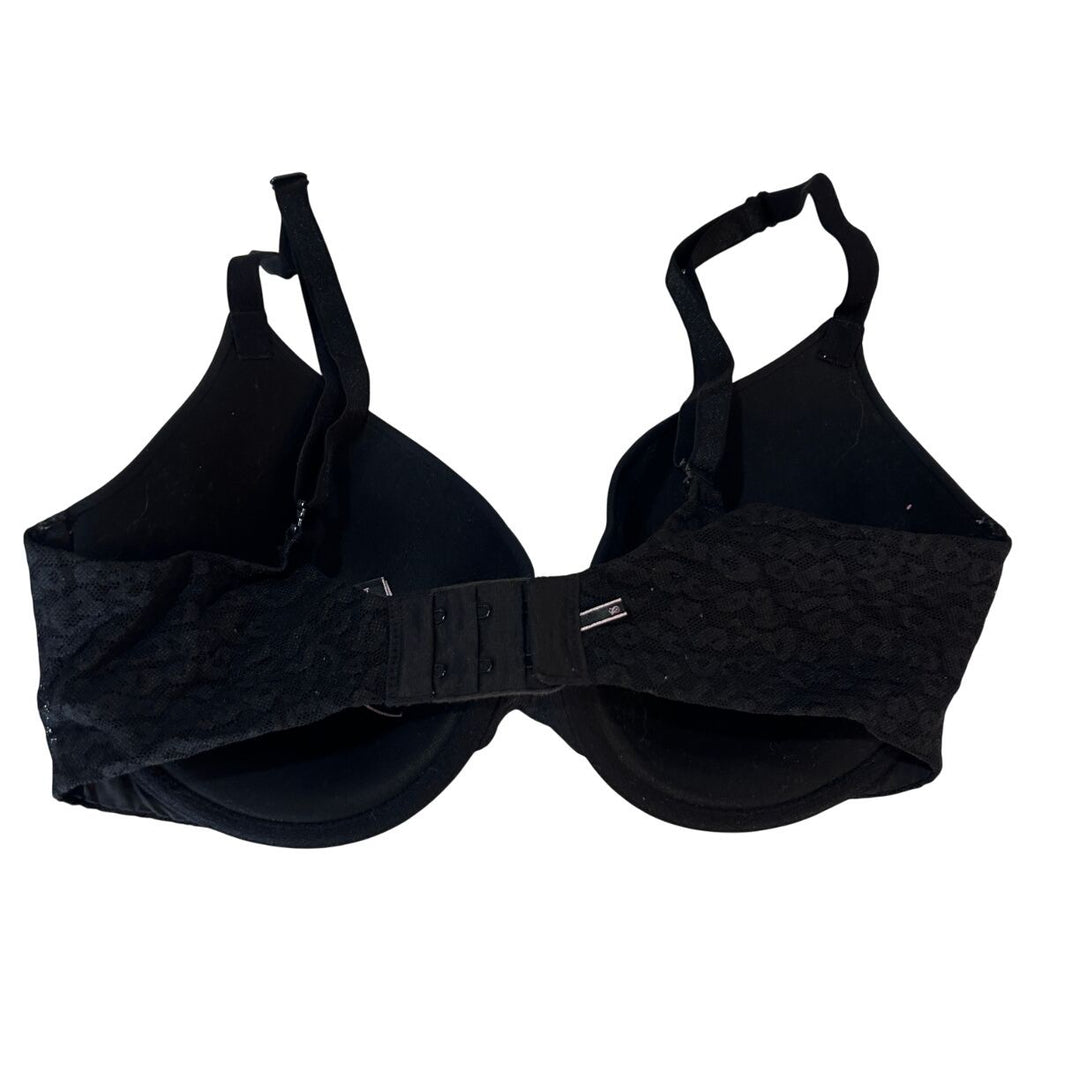 Vicorias Secret Womens Black T Shirt Bra Demi Underwire