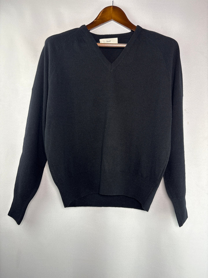 Women’s Dunst Small Black V-Neck Sweater