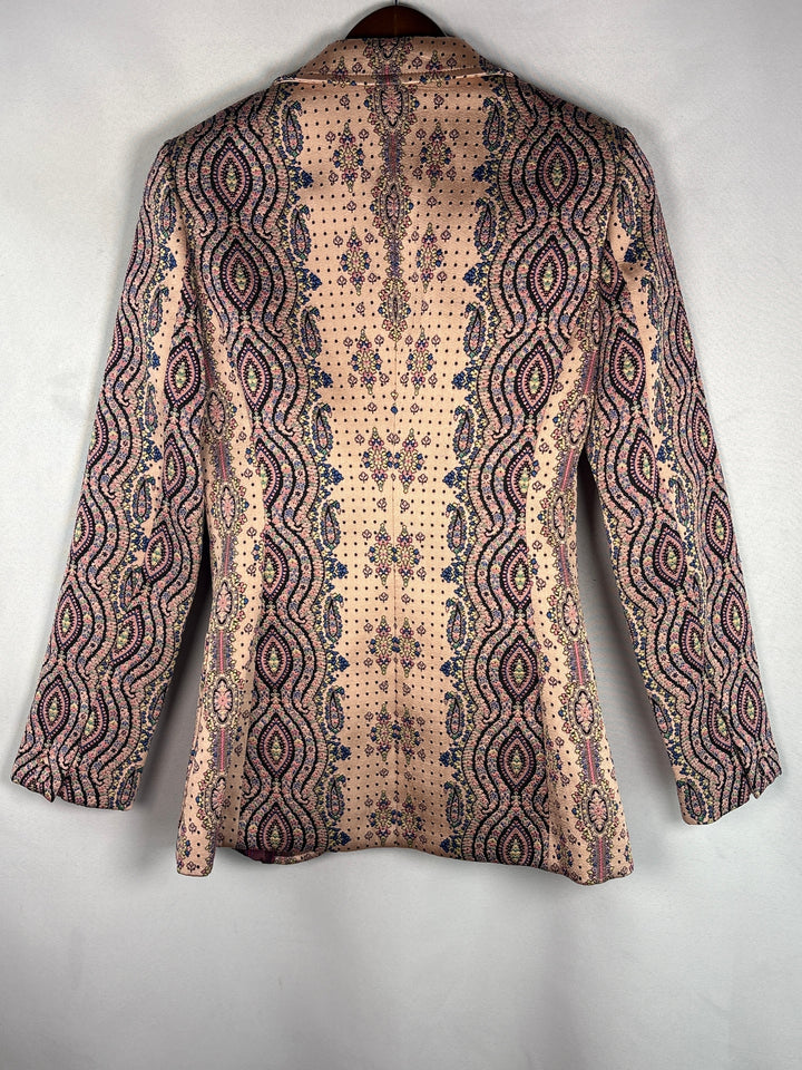 Women’s ETRO Size 40/42 Nude Abstract Patterned Pantsuit