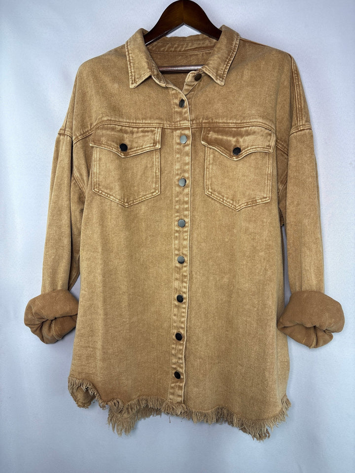 Women’s Handmade 3XL Brown Taylor Swift Lyric Shacket