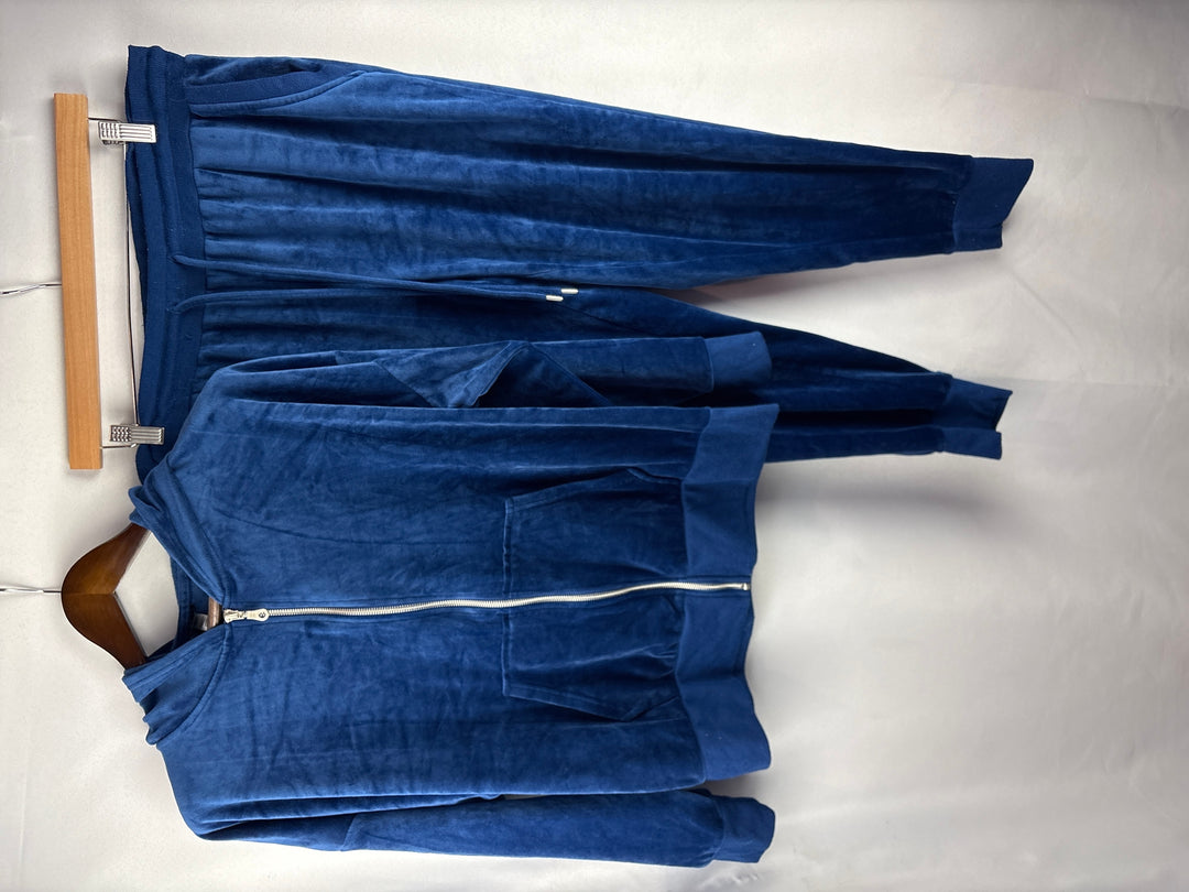 Women’s Felina XXL Royal Blue Velour Tracksuit