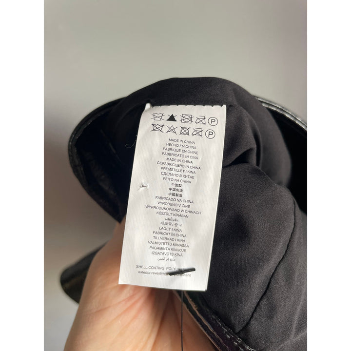 MICHAEL Michael Kors Black Faux Leather Mini Skirt Size 8 Lined 90s Vamp Pockets