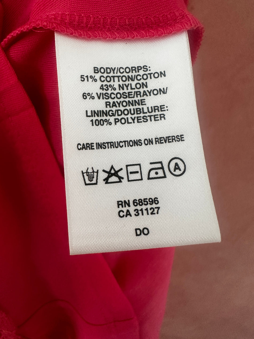 DKNYC Coral Pink Floral Lace Ruched Bodycon Cocktail Dress