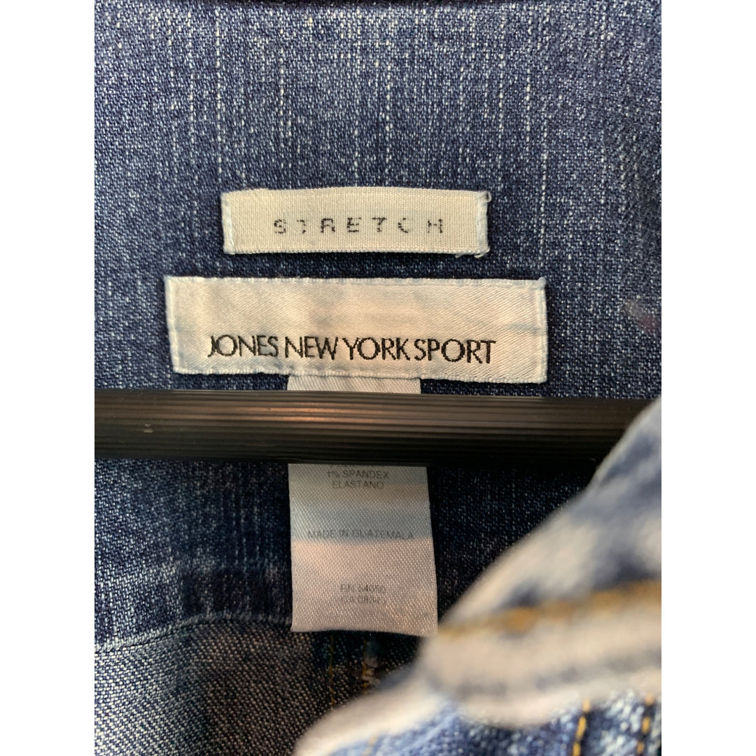 Jones New York Sport Stretch Denim Jacket S
