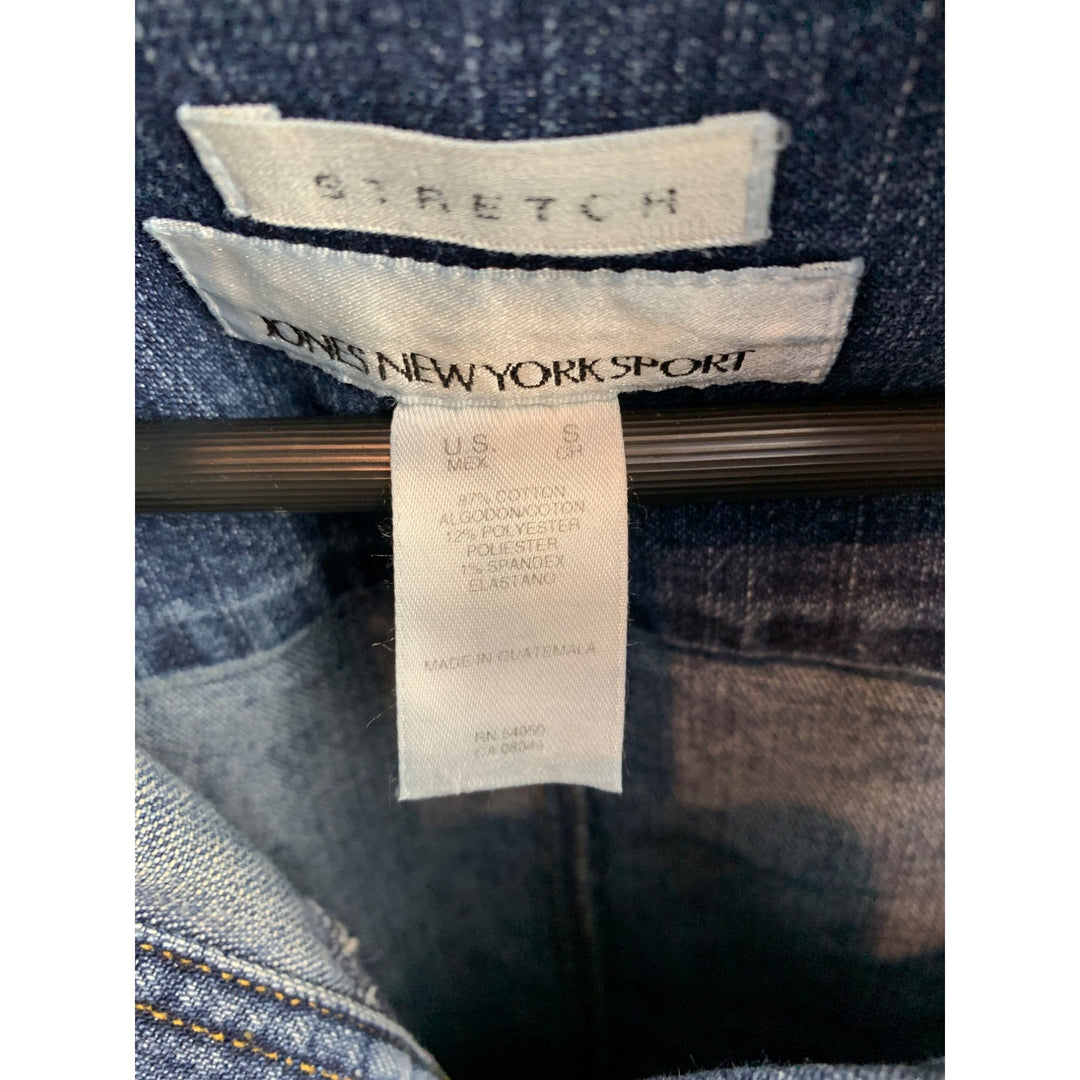 Jones New York Sport Stretch Denim Jacket S