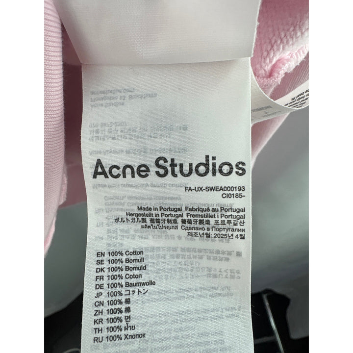 Women’s Acne Studios Large Bubblegum Pink Zip-Up Hoodie