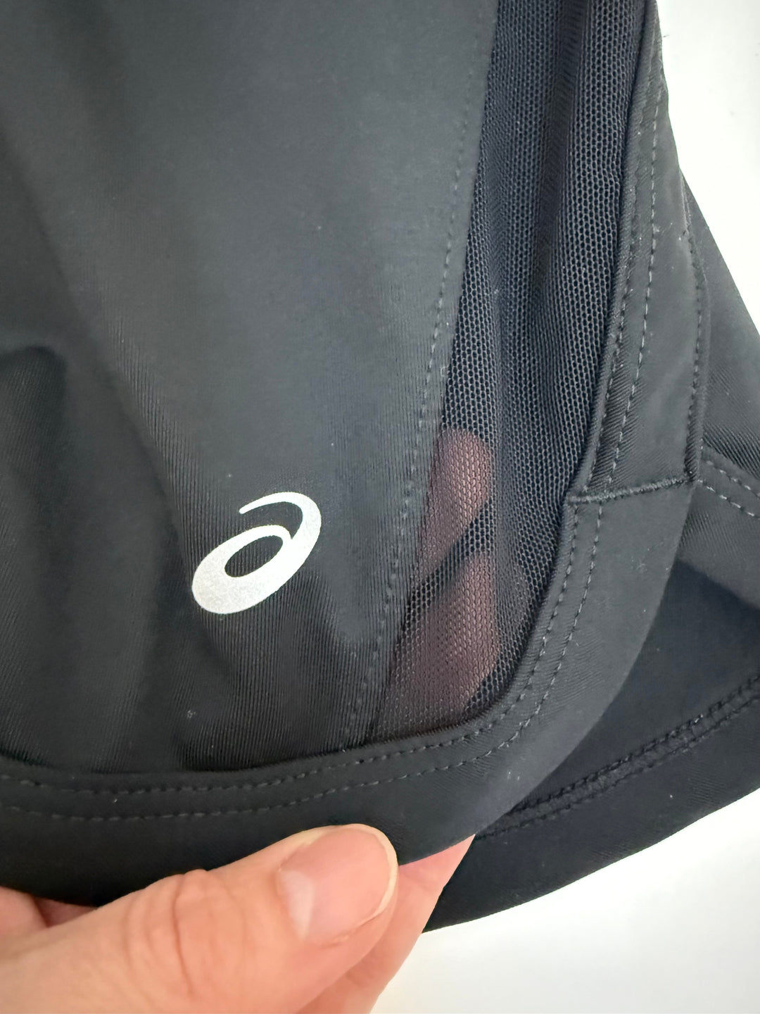 Asics Black Athletic Skort With Built In Shorts For Tennis Golf And Running