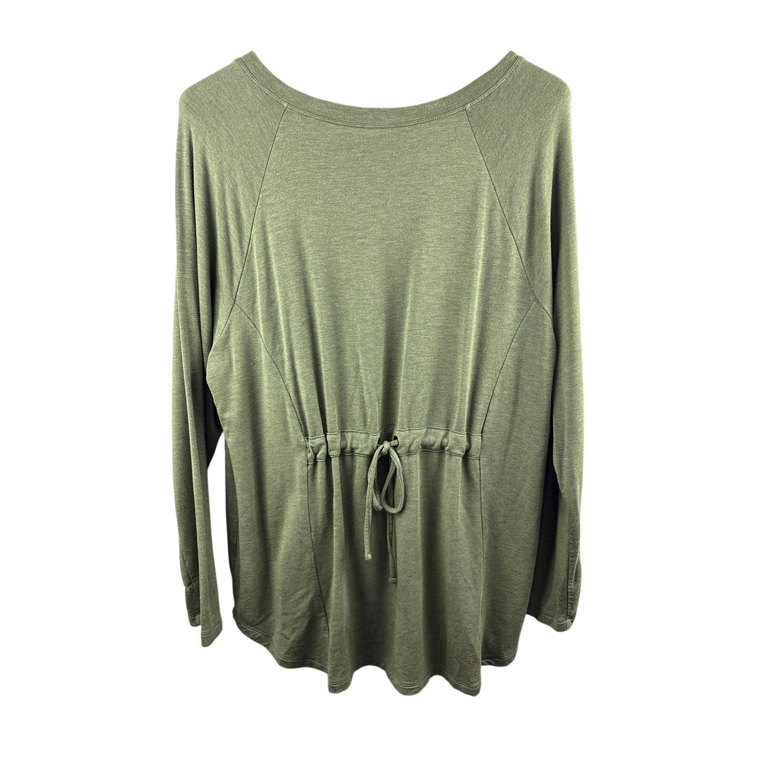 Women’s Cabi XL Olive Green Long Sleeve V-Neck