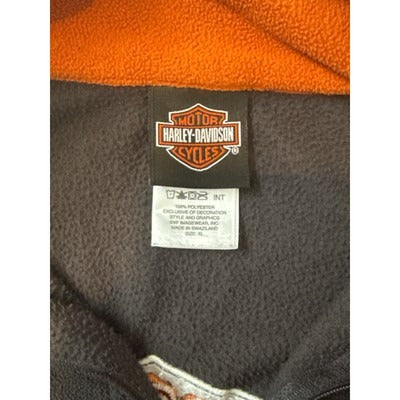 Men’s Harley Davidson Vintage Fleece Jacket Sz XL
