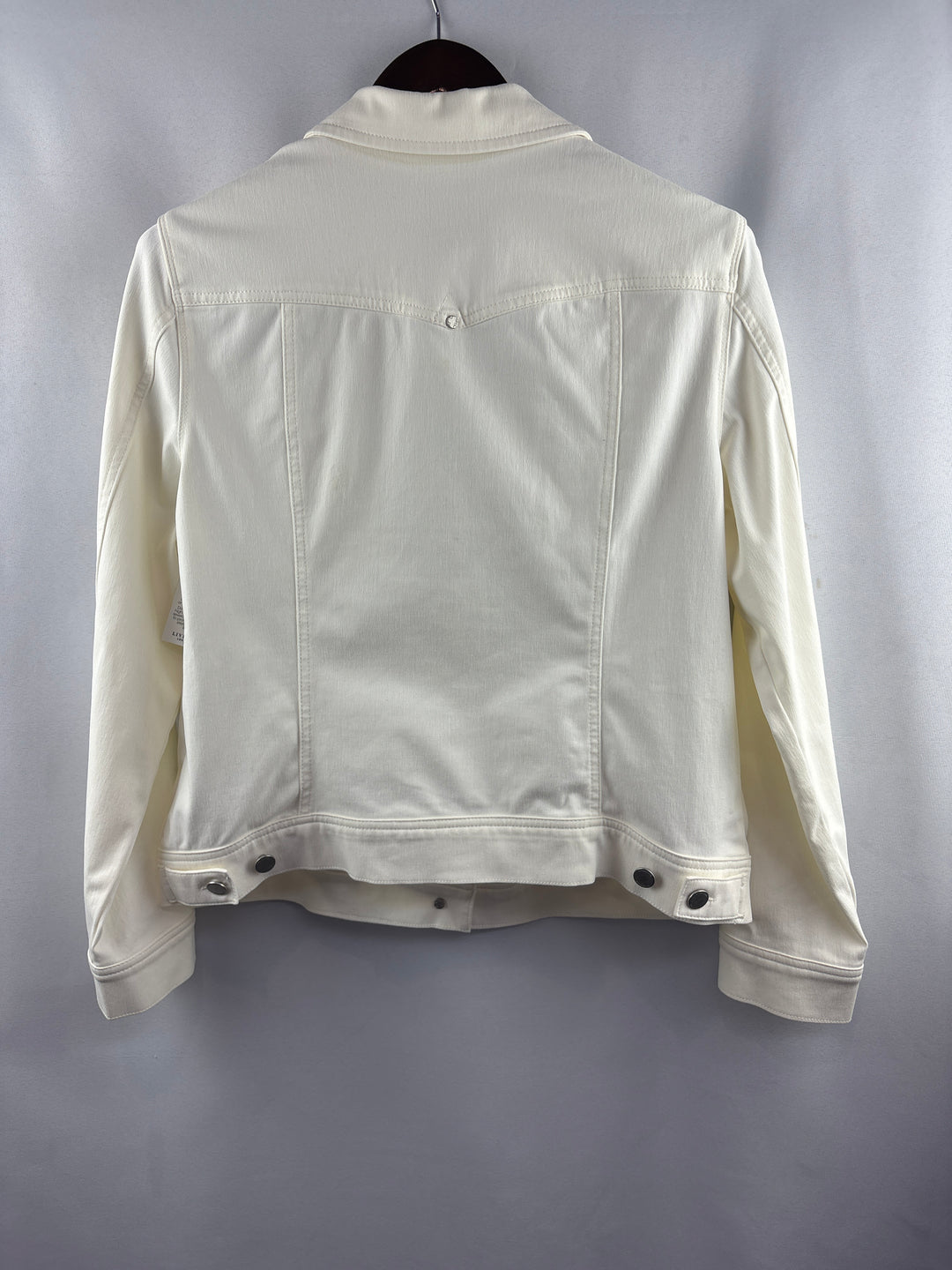 Women’s Liverpool Large White Denim Jacket