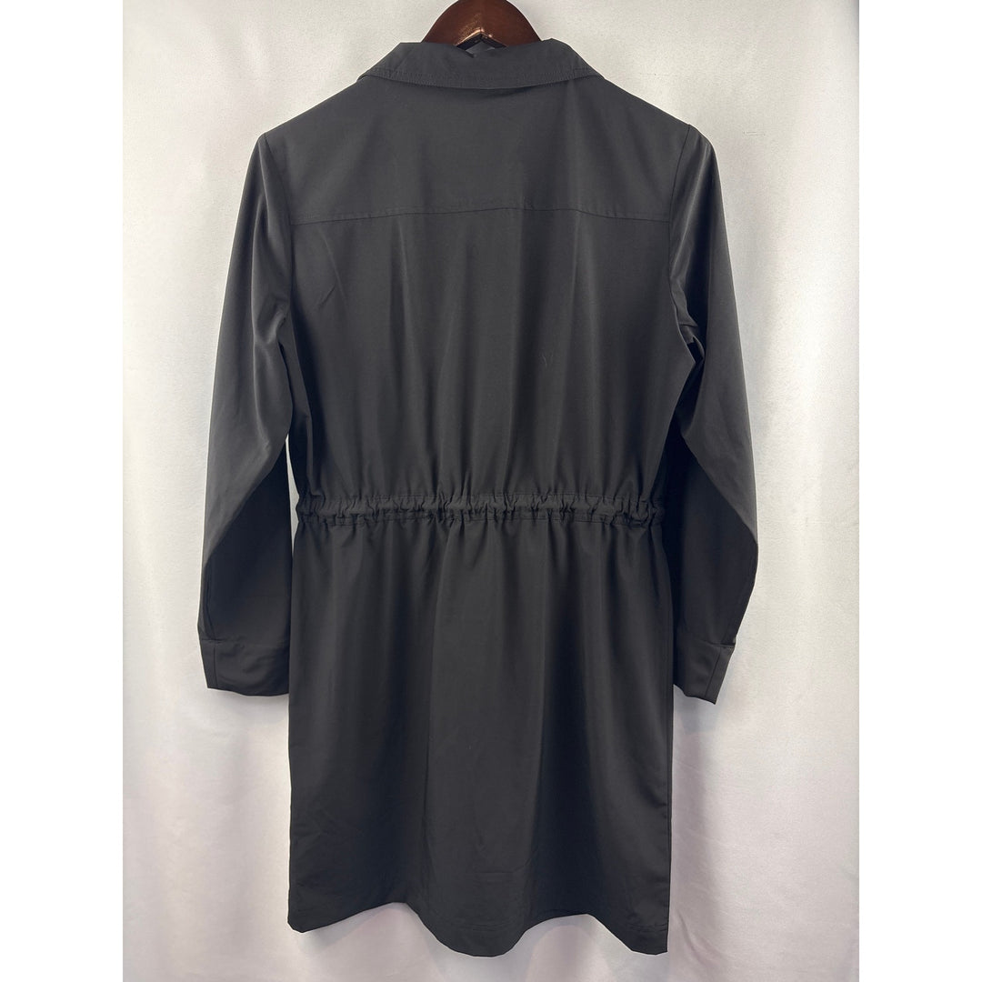Women’s Calvin Klein Size 12 Black Long Sleeve Midi Dress