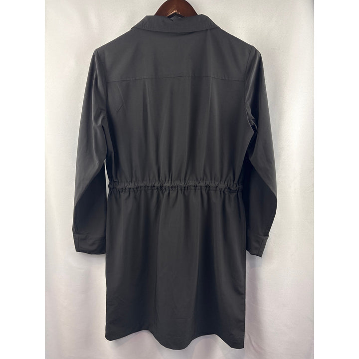 Women’s Calvin Klein Size 12 Black Long Sleeve Midi Dress