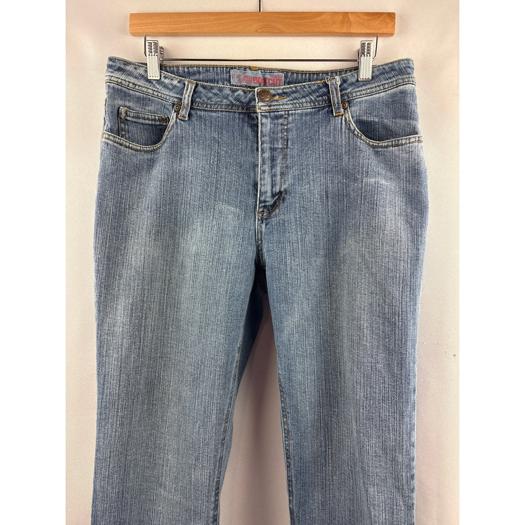 Women’s Faded Glory Size 12 Light Blue Bootcut Jeans