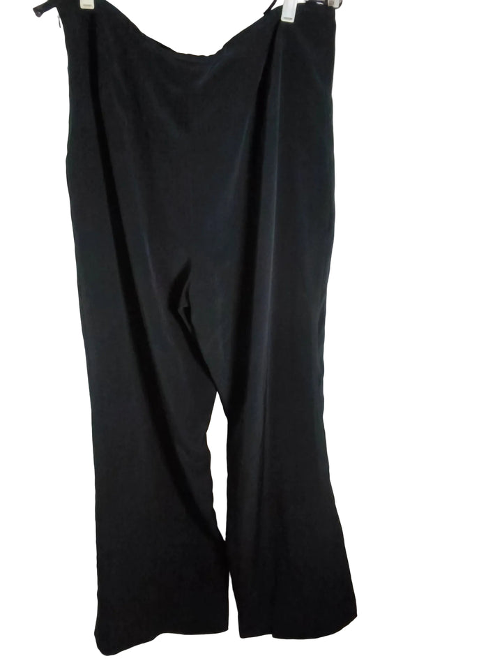 NWT Zola Evening Black Wide Leg Fluid Dress Trousers - Size 14