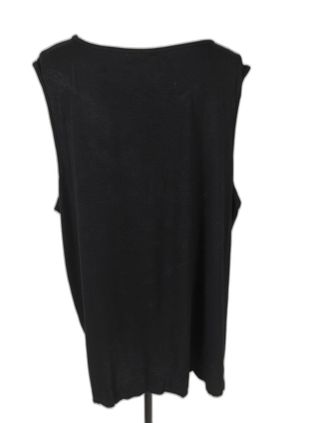Womens Design History Sequin Tank Top Black Size 3X