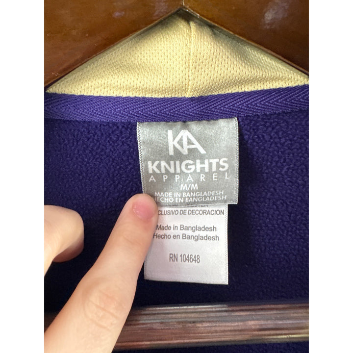 Men’s Knights Apparel Medium Purple Washington University Zip-Up Hoodie