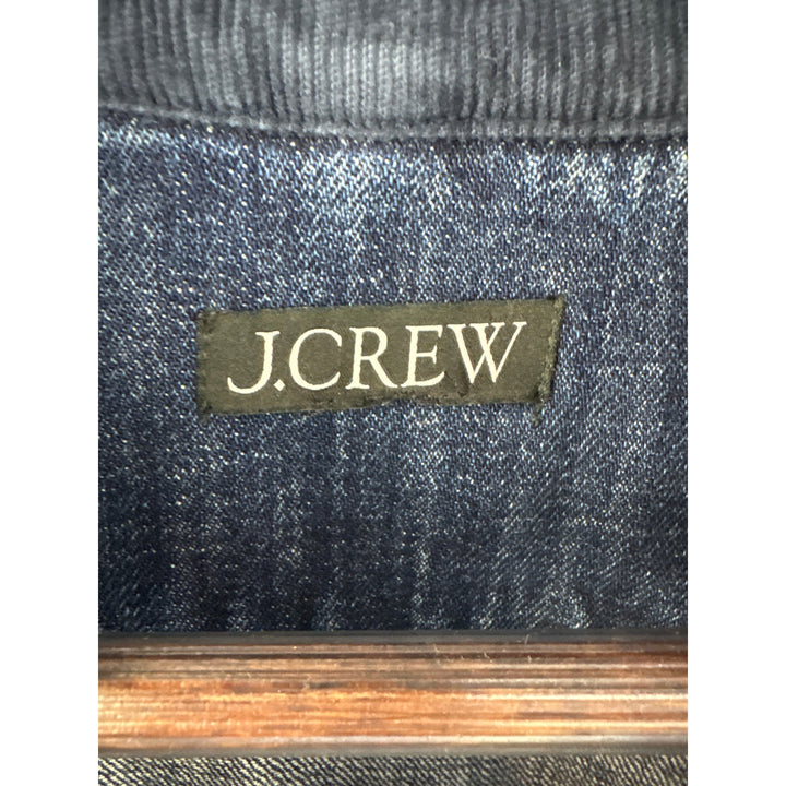 Women’s J.CREW Dark Blue Jean Jacket w/ Detachable Belt