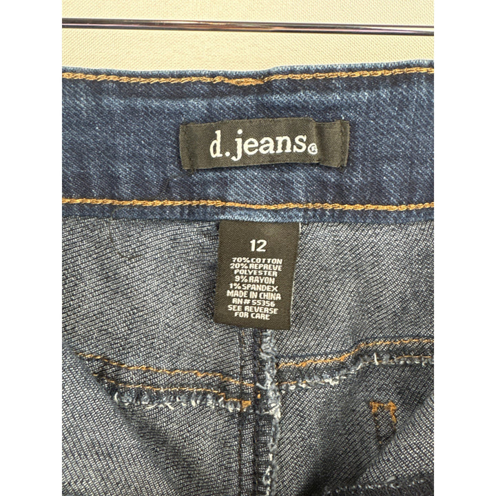Women’s d.jeans Size 12 Medium Washed Blue Skinny Jeans