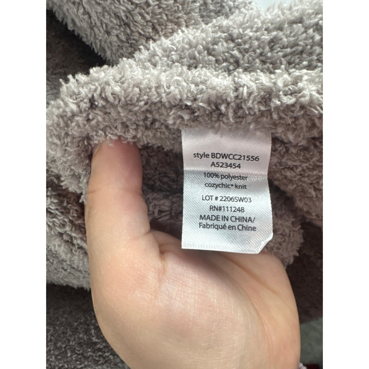 Women’s Barefoot Dreams Large Light Gray Plush Cardigan
