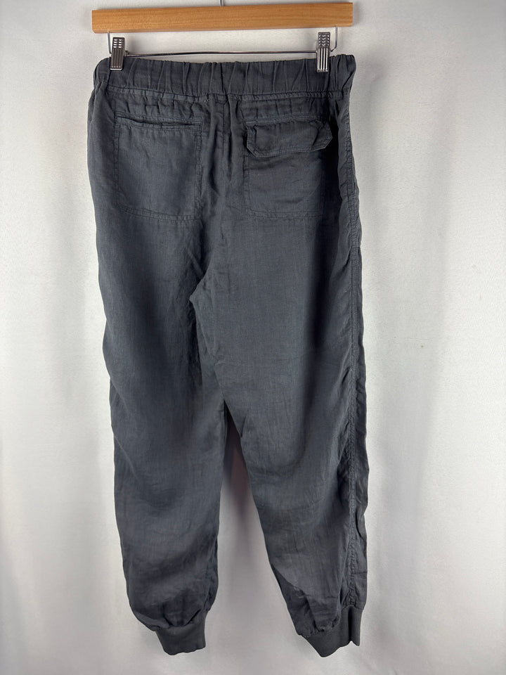 Women’s Caslon Small Dark Gray Linen Lounge Pants