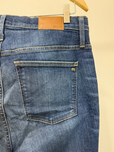 Madewell 10" High Rise Skinny Jeans Medium Wash Sz33
