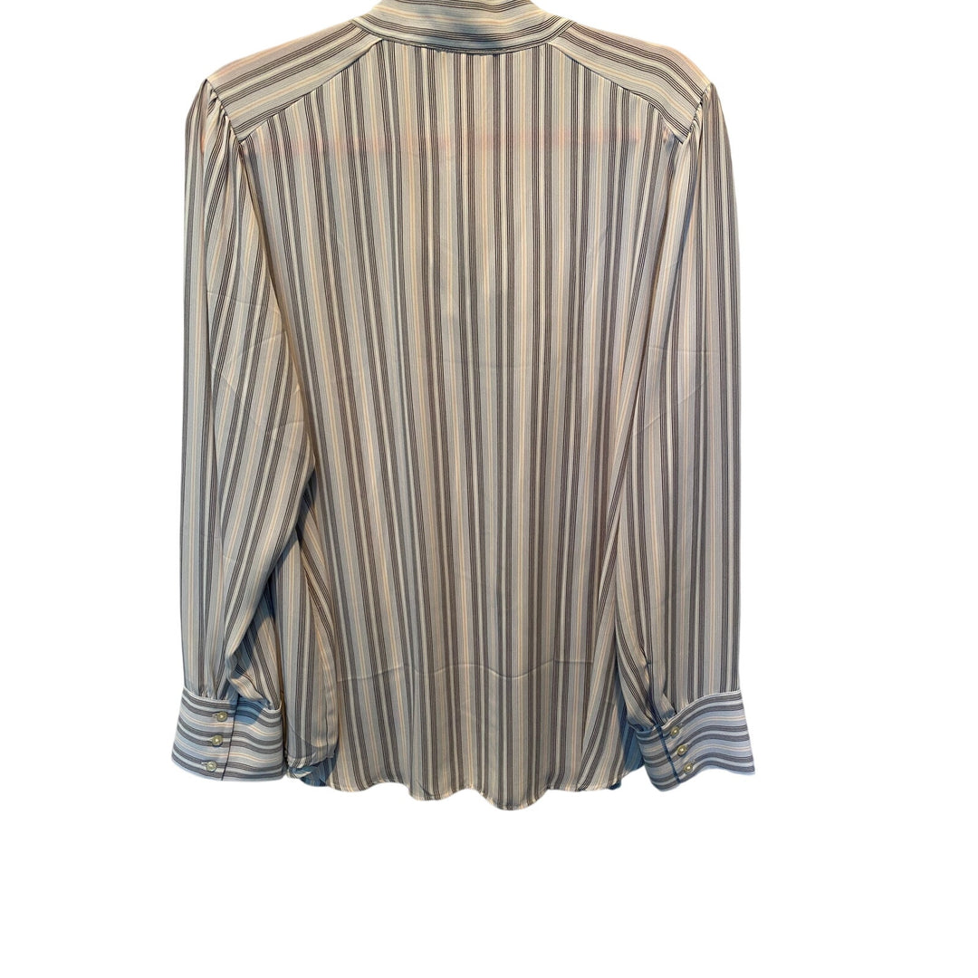 Loft Women's Blouse with Tie Front Size XL
