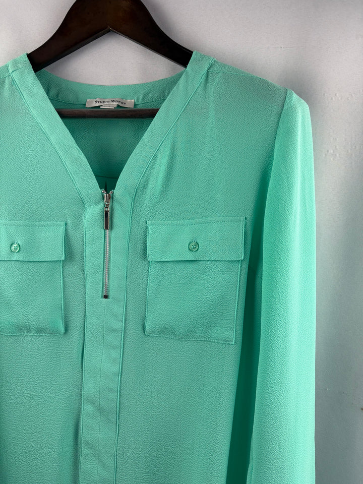 Women’s Studio Works Small Tiffany Blue Blouse