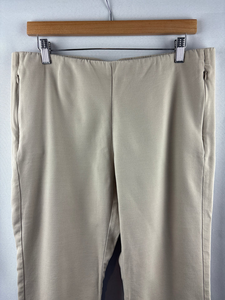 Women’s J.Jill Size 14 Khaki Stretch Capri Pants